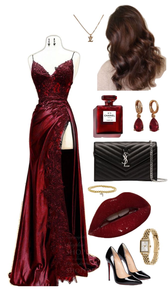 V Neck Satin Lace Long Prom Dress, Lace Long Evening Dress cg25050