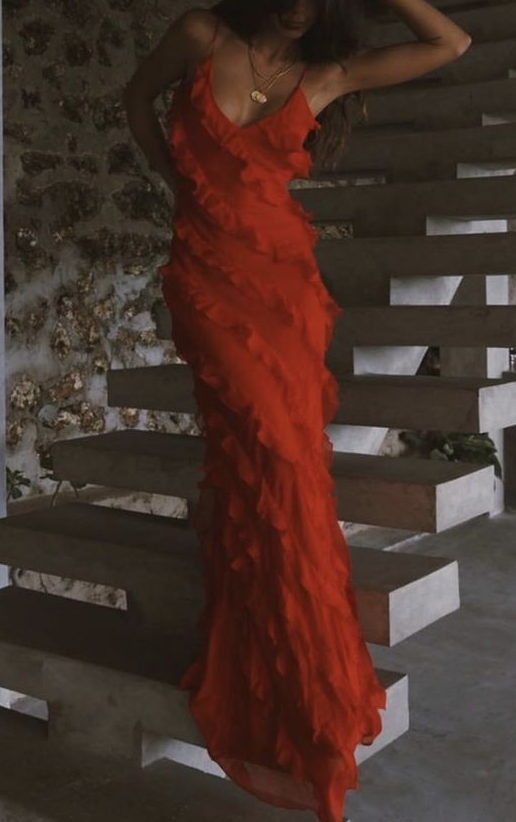 Red prom dress Long Prom Dresses cg24915