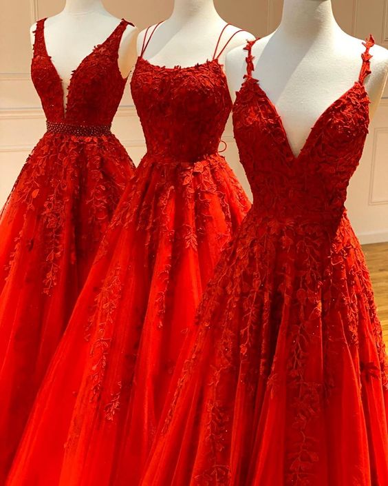 Elegant red Long Prom Dress, Evening Formal Dress cg10857