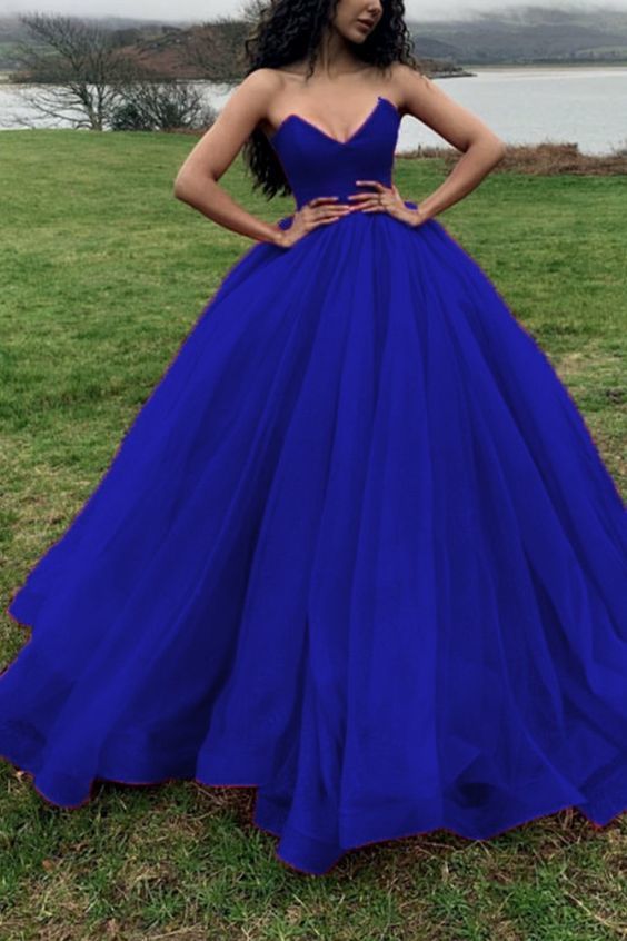 Elegant Organza Ruffles V-neck Bodice Corset Ball Gowns Floor Length Prom Dresses cg15546