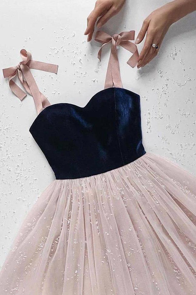Tulle Princess Simple Prom Dress, A Line Long Formal Evening Dress cg19170