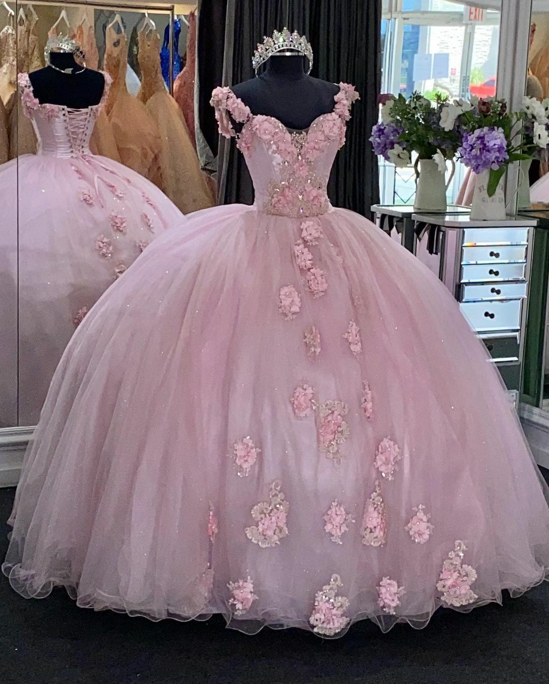 Elegant Long Prom Dresses pink evening dress cg19322