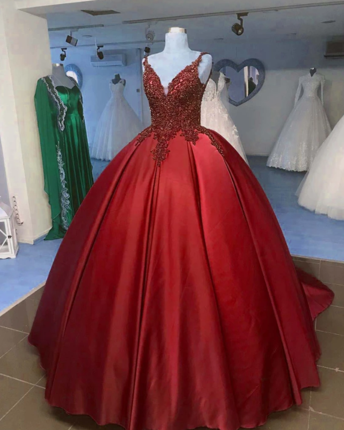 prom dresses V Neck Embellished Beads Green Wedding Dresses Ball Gowns Lace cg19970