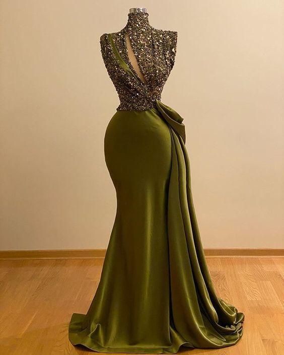Romantic Mermaid Long Prom Dress Evening Dresses Long cg22515