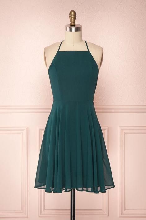 A-Line Chiffon Short Homecoming Dress cg2760