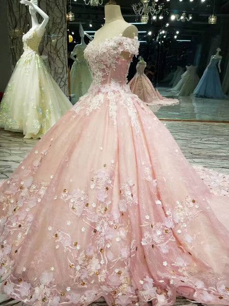 Off The Shoulder Luxury Long Train Lace Beaded Crystals Bow Wedding Dresses 2020 Bridal prom Dress cg3295