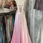 A Line Ombre Pink Vintage Prom Party Gown Evening Dresses    cg25350