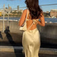 Sexy V-neck Spaghetti Strap Mermaid Long Prom Dress Evening Dresses       cg25257