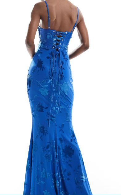 Sexy Mermaid Spaghetti Straps Royal Blue Long Evening Dress Party Dress Prom Dress      cg25247