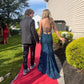 Strapless Mermaid Evening Gowns, Long Prom Dress With Lace Up Back       cg25302