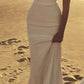 White Dress Off the Shoulder Wedding Dress    cg25045