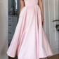 A Line Pink Prom Dresses, Pink Formal Evening Dresses     cg25212