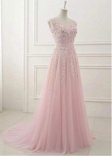 Amazing prom dress Tulle Jewel Neckline party dress cg2099