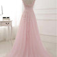 Amazing prom dress Tulle Jewel Neckline party dress cg2099