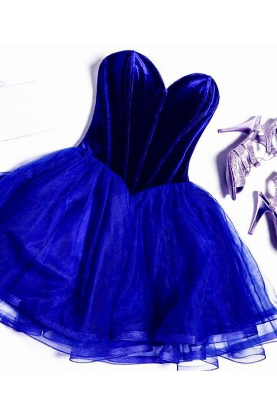 A line sweetheart neck tulle short  dress, homecoming dress   cg10358