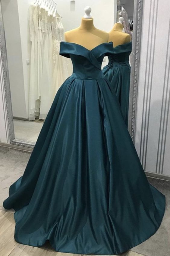 Off the Shoulder Prom Gown    cg10708