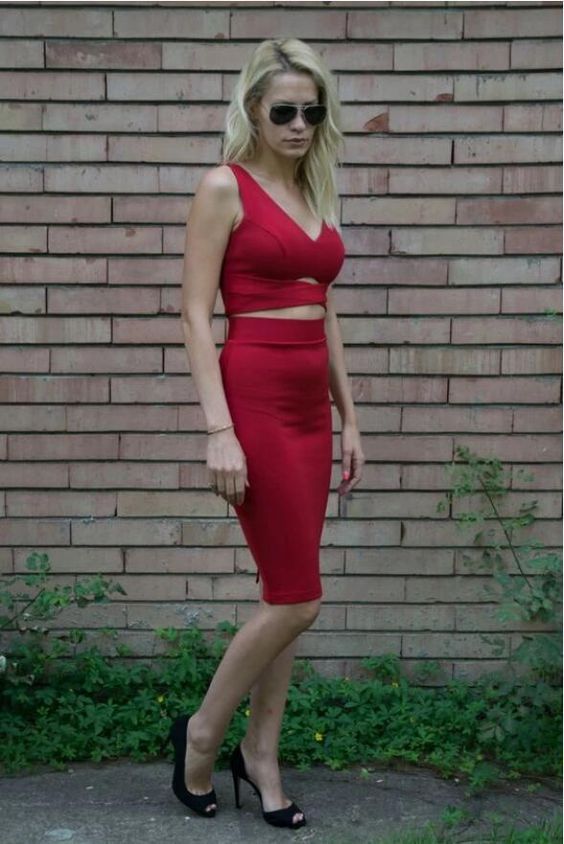 Sexy Red Prom Dress Short Party Dress   cg10919