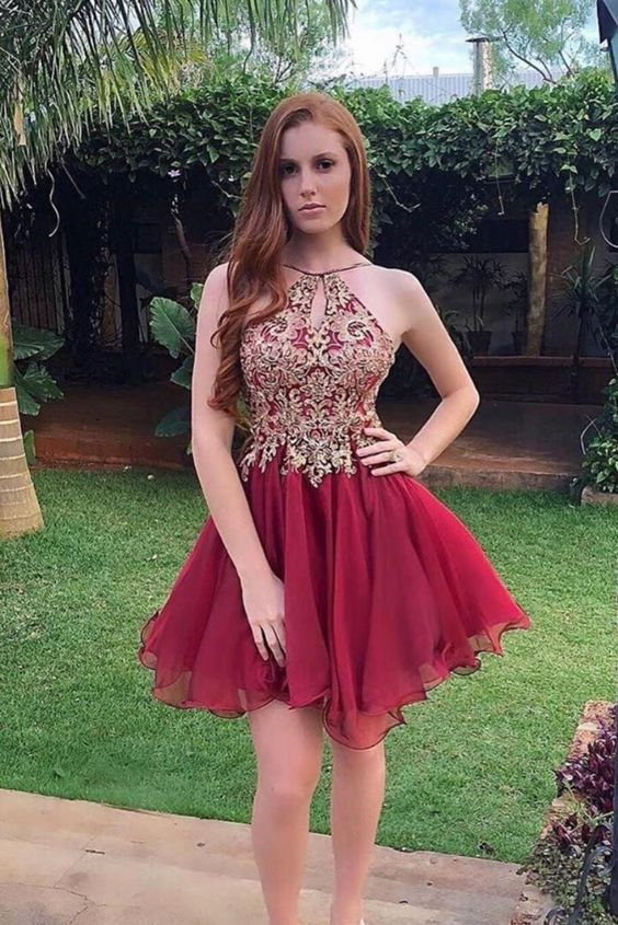 Burgundy Homecoming Dress   cg11366