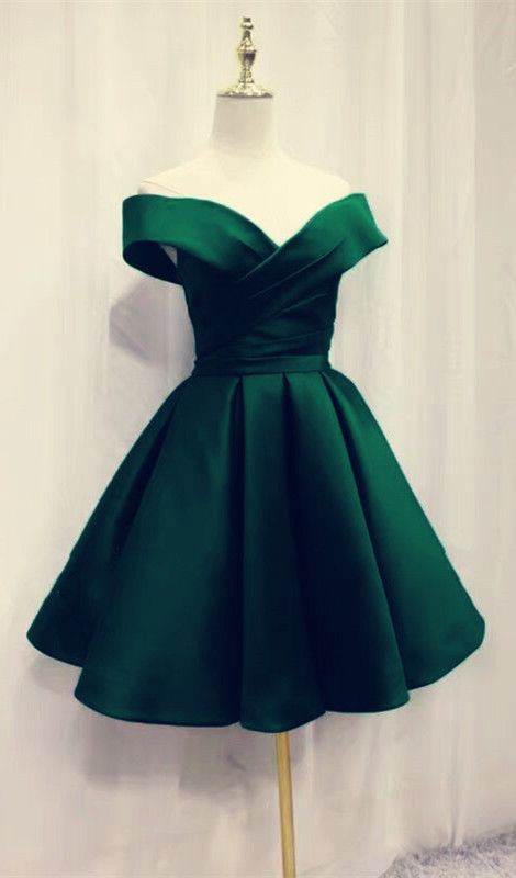 Short Emerald Green Homecoming Dresses   cg11910