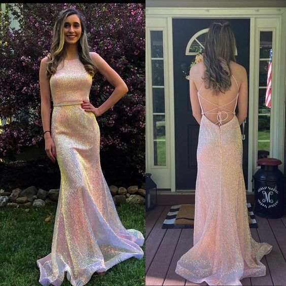 Charming Prom Dress,Spaghetti Straps Prom Dress,Sequins Prom Dress     cg12057