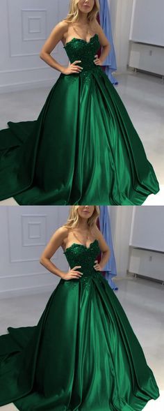 emerald green prom dresses off the shoulder ball gown   cg14982