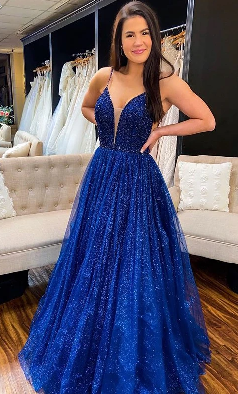 Sparkling Prom Dress 2021, Formal Dress, Evening Dress, Pageant Dance Dresses, School Party Gown   cg15101