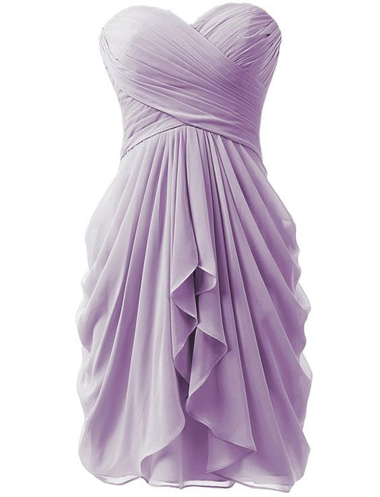 Sweetheart Bridesmaid Dress,Short Homcecoming Dress 2021, Formal Dress    cg15356