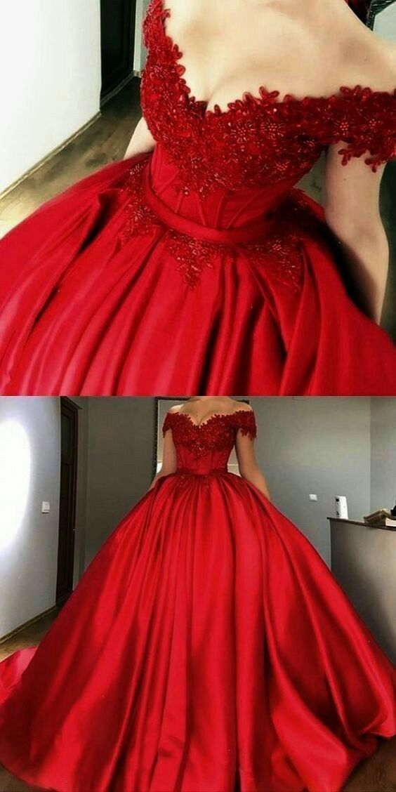 romantic red long Prom Dress    cg16463