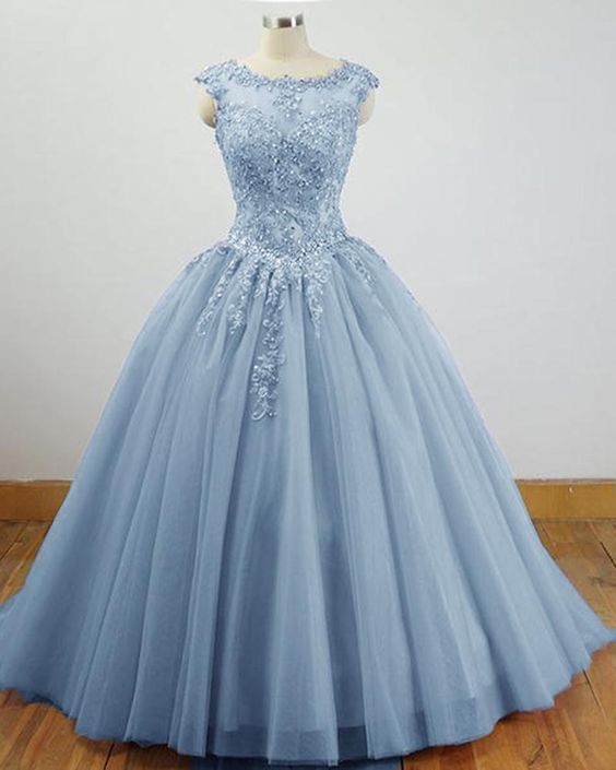 Gorgeous Cap Sleeves Lavender Ball Gown Quinceanera Dresses Prom Dresses   cg16479