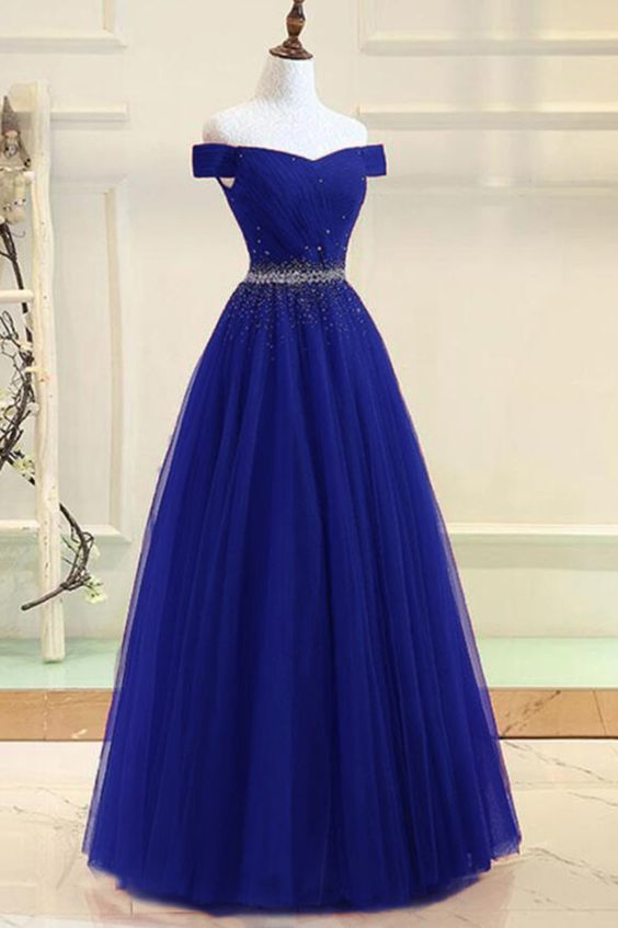 royal blue prom dress for girls   cg16959