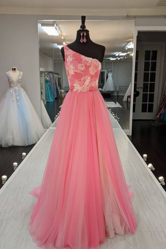 Hot Pink Formal Dress prom dress    cg17046