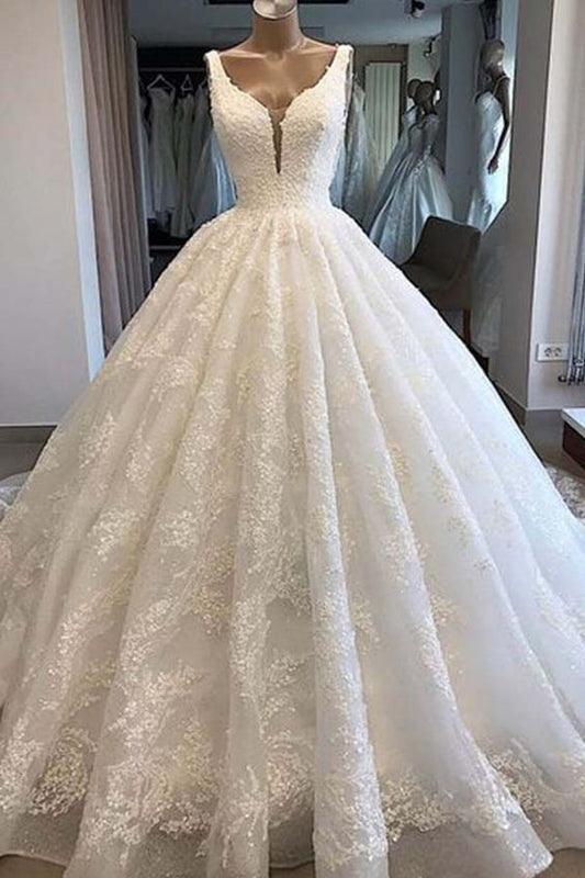 Elegant Prom Dresses Ball Gown Stunning Beading Wedding Dress    cg18124