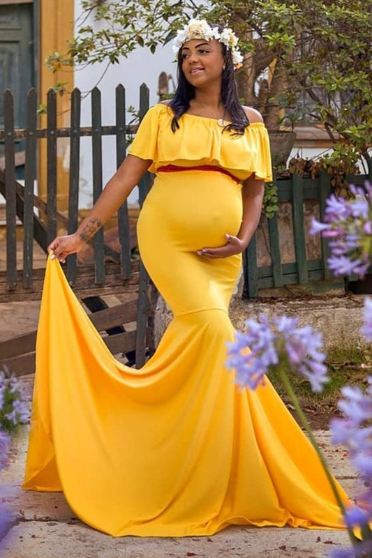 Pregnant Dress Long Prom Dress   cg18888