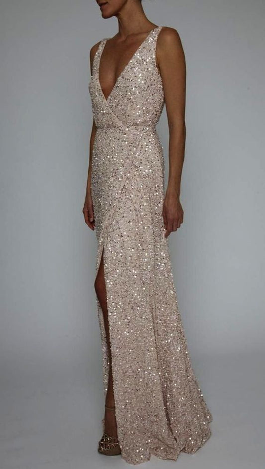 Long Sequin Evening Gowns ,fashion 2019 dress cg1893