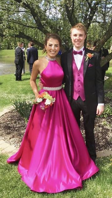 Hot Pink Long Prom Dresses, Formal Evening Dresses Graduation Dresses Party Dresses   cg19008