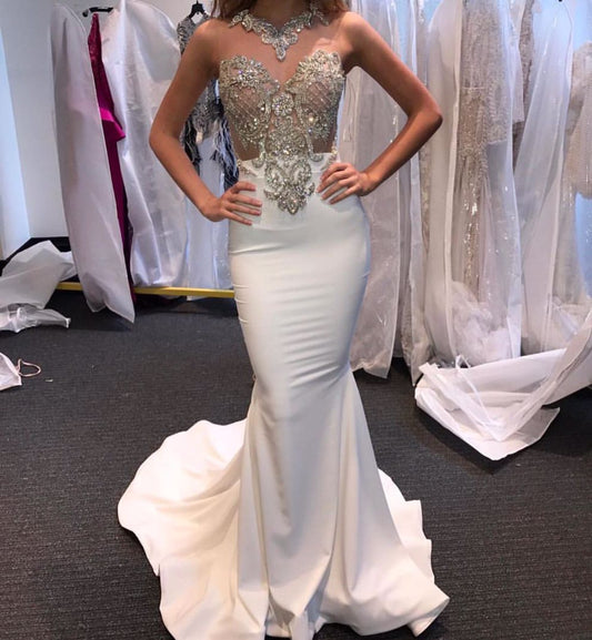 Mermaid Beading Prom Dress,Long Prom Dresses,Charming Prom Dresses,Evening Dress, Prom Gowns    cg19208