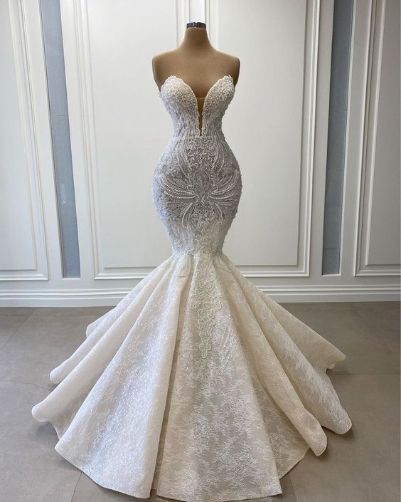 mermaid wedding dress fashion new Prom Dress    cg19447