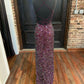 Sparkle Mermaid Sequined Long Formal Dress with Slit Prom Gown   cg19501