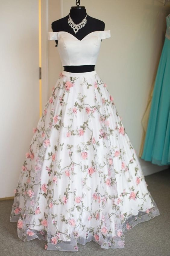 Floral Prom Dress    cg20612