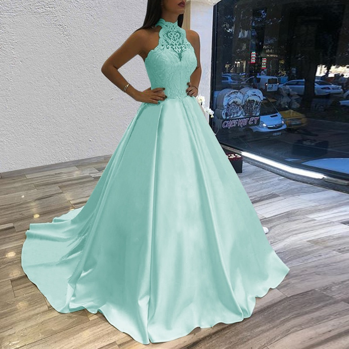 Mint Green Prom Dresses Evening Gowns     cg21094