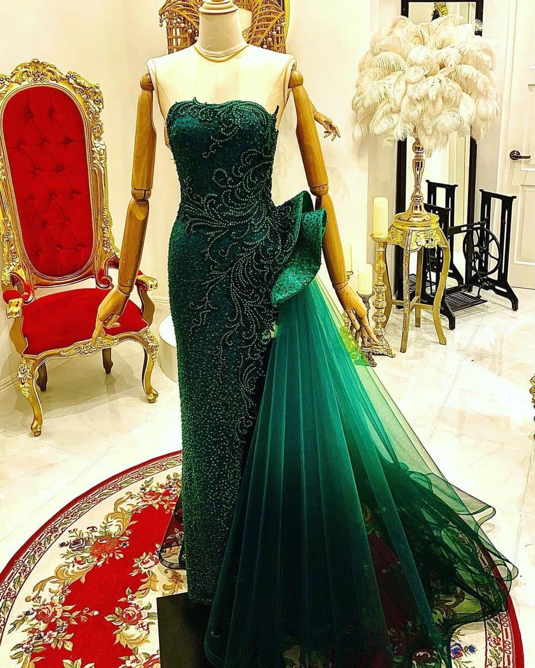 Green Prom Dresses, Evening Party Dresses    cg21231