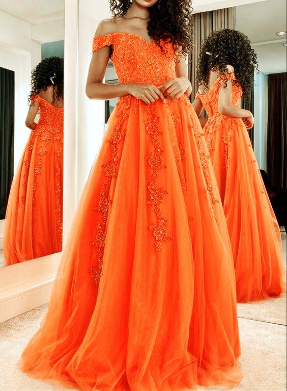 Orange Prom Dresses    cg22272