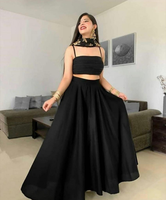 Black 2 Pieces Long Prom Dress     cg22462