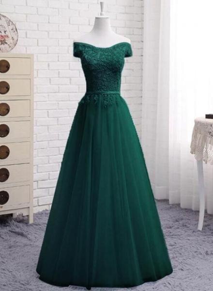 Lovely Simple Sweetheart Off Shoulder Long Prom Dress      cg22886