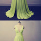 Sage green bridesmaid dresses plunge v neck prom dress cg2738