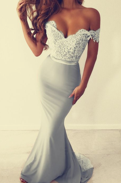 silver prom dresses,mermaid prom dresses,mermaid evening gown,elegant bridesmaid dresses cg2774
