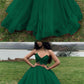 green ball gown,organza ball gown,green wedding dress,puffy wedding prom dress cg2829