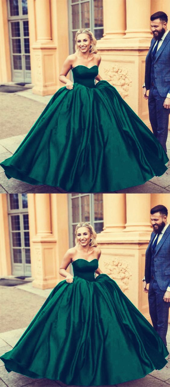 dark green prom dresses ball gown cg2830