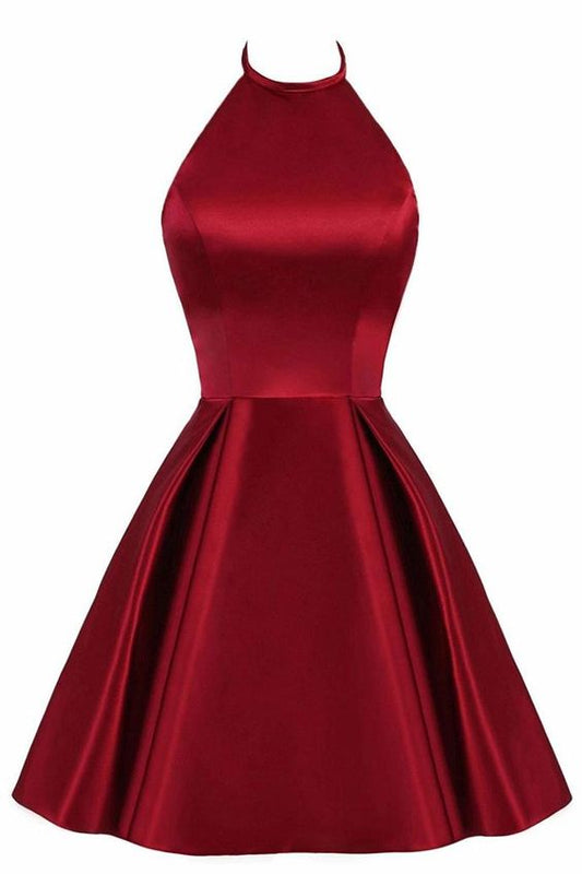 Cute Strap Red Homecoming Dresses Mini Short Cocktail Party Dress cg3395