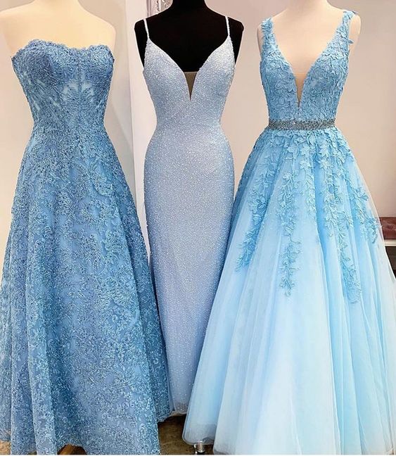 2019 Prom Dress,Blue Prom Dress,Mermaid / a line Prom Dress cg3492